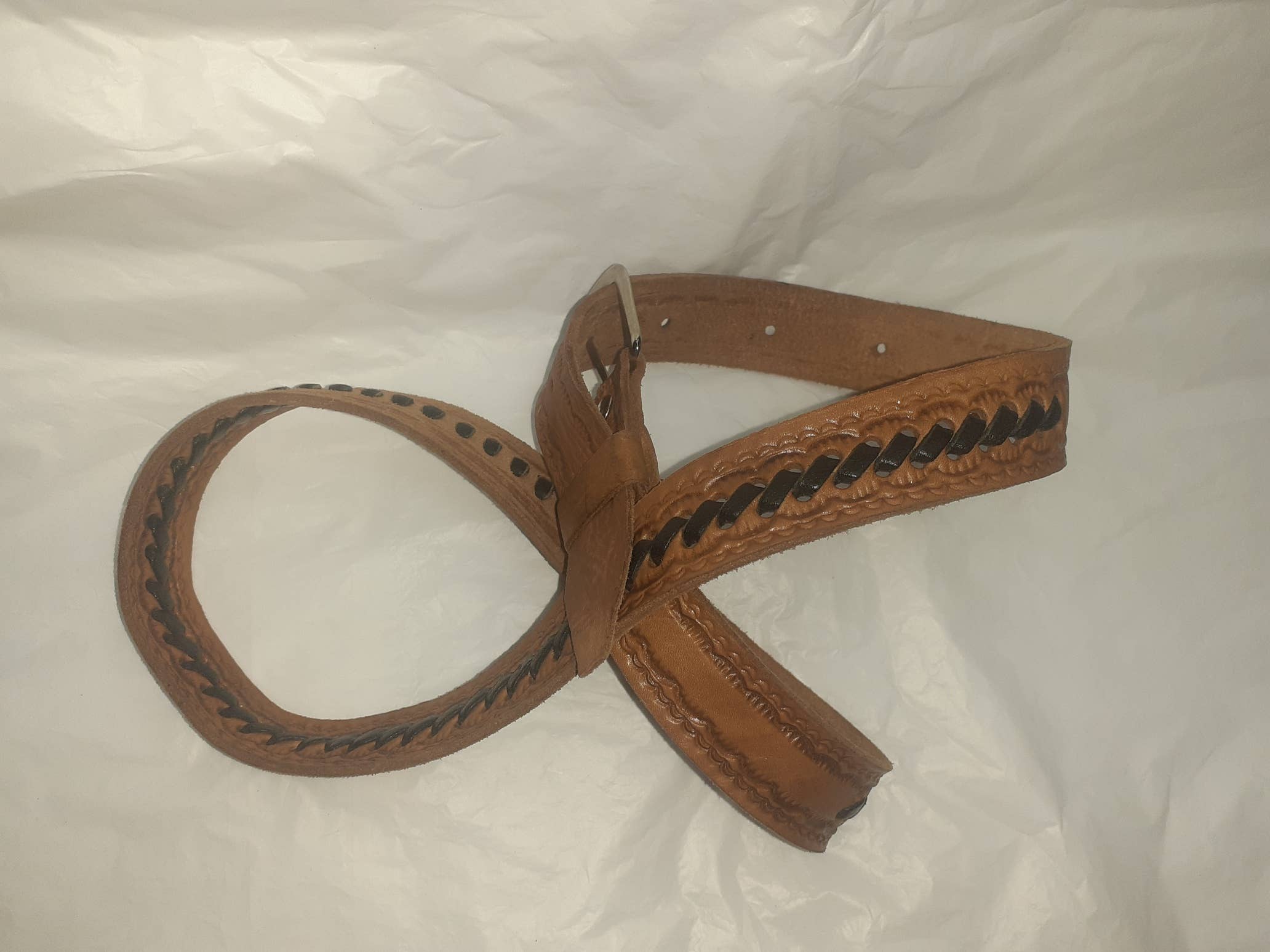 Hecho a mano - Vendita all'ingrosso Cintura - Donna - Cintura stretta con treccia combinata2