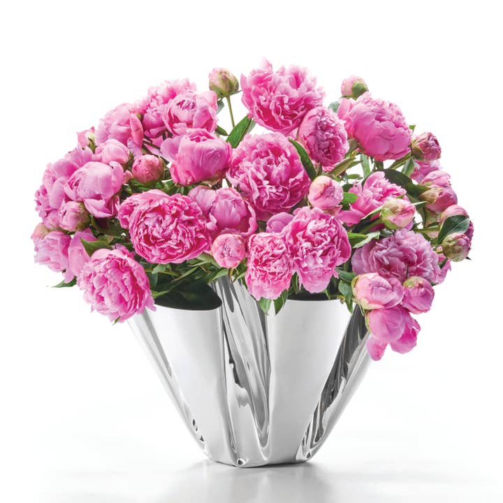 Margeaux - XXL, Vase, stainless steel, mirror-polished für den Großhandel von Philippi GmbH