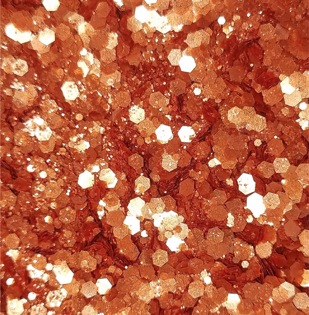 SI SI LA PAILLETTE - Wholesale Body Glitter/Shimmer - Mustache Copper Glitter1