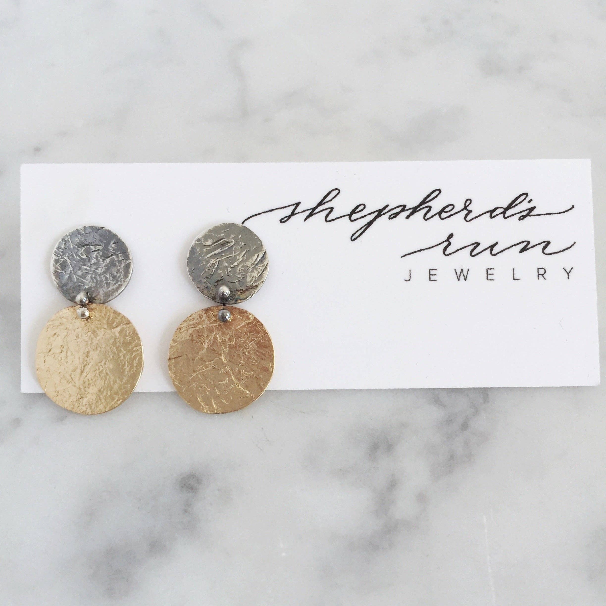 Shepherd’s Run Jewelry - Wholesale Dangle Earrings - Buttoned Up Studs0