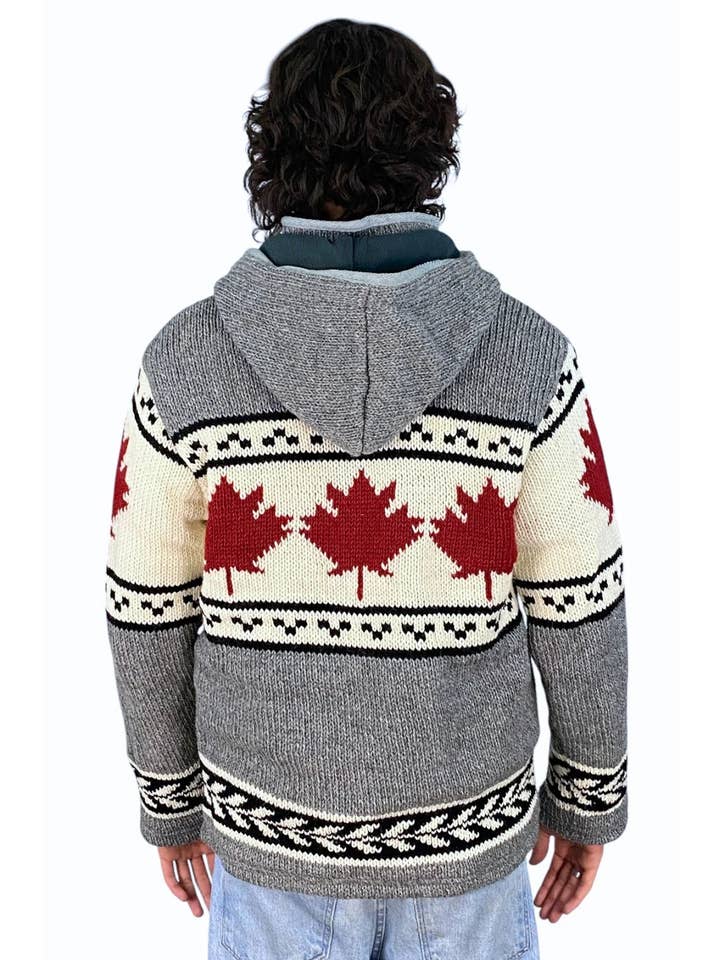 Grey AAA Canada Cardigan for wholesale on Faire1