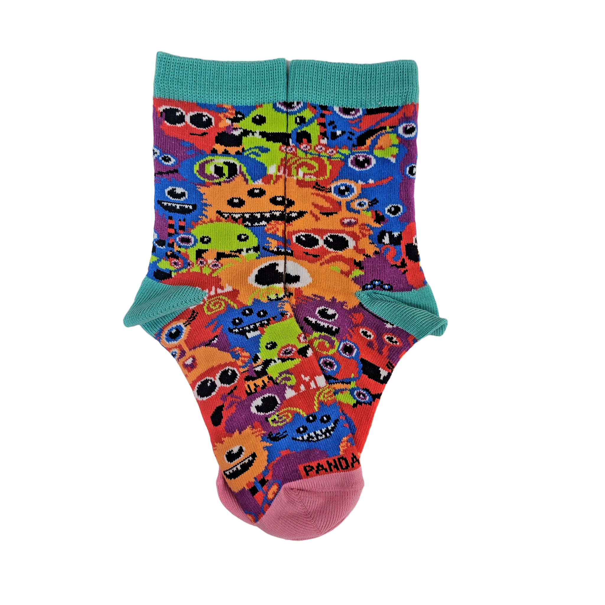 Sock Panda - Vendita all'ingrosso Calzini - Bambini - Calzini con motivo Monster Face di The Sock Panda (3-7 anni)3