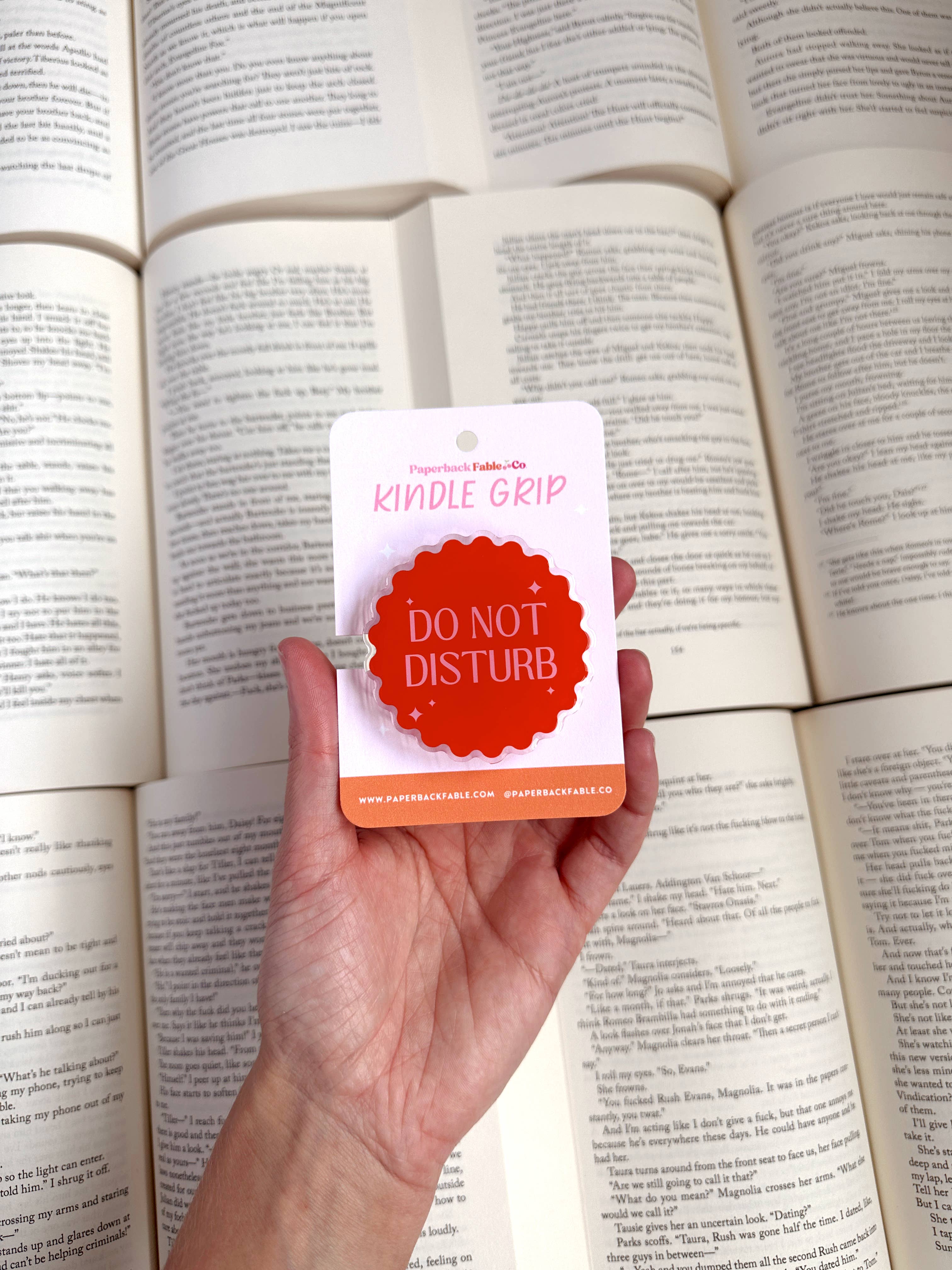Paperback Fable & Co. - Wholesale Phone Grip - Do Not Disturb - Kindle Grip6