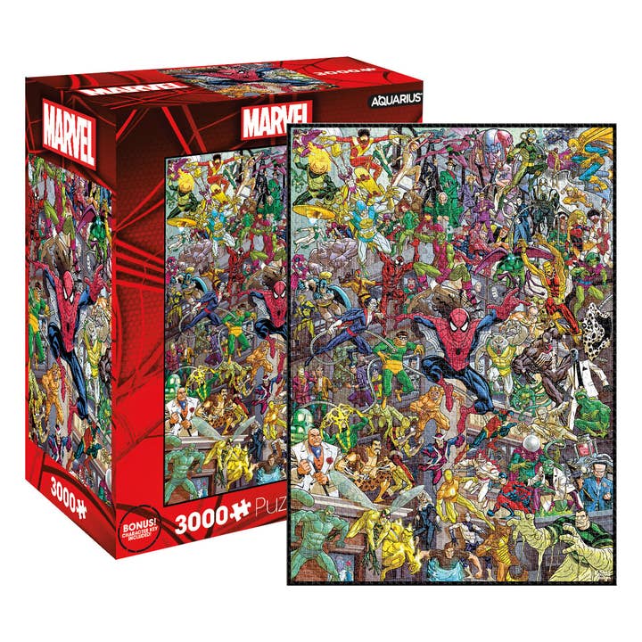 Rompecabezas Marvel Villanos de Spider-Man de 3000 piezas para venta al por mayor de William Valentine Collection