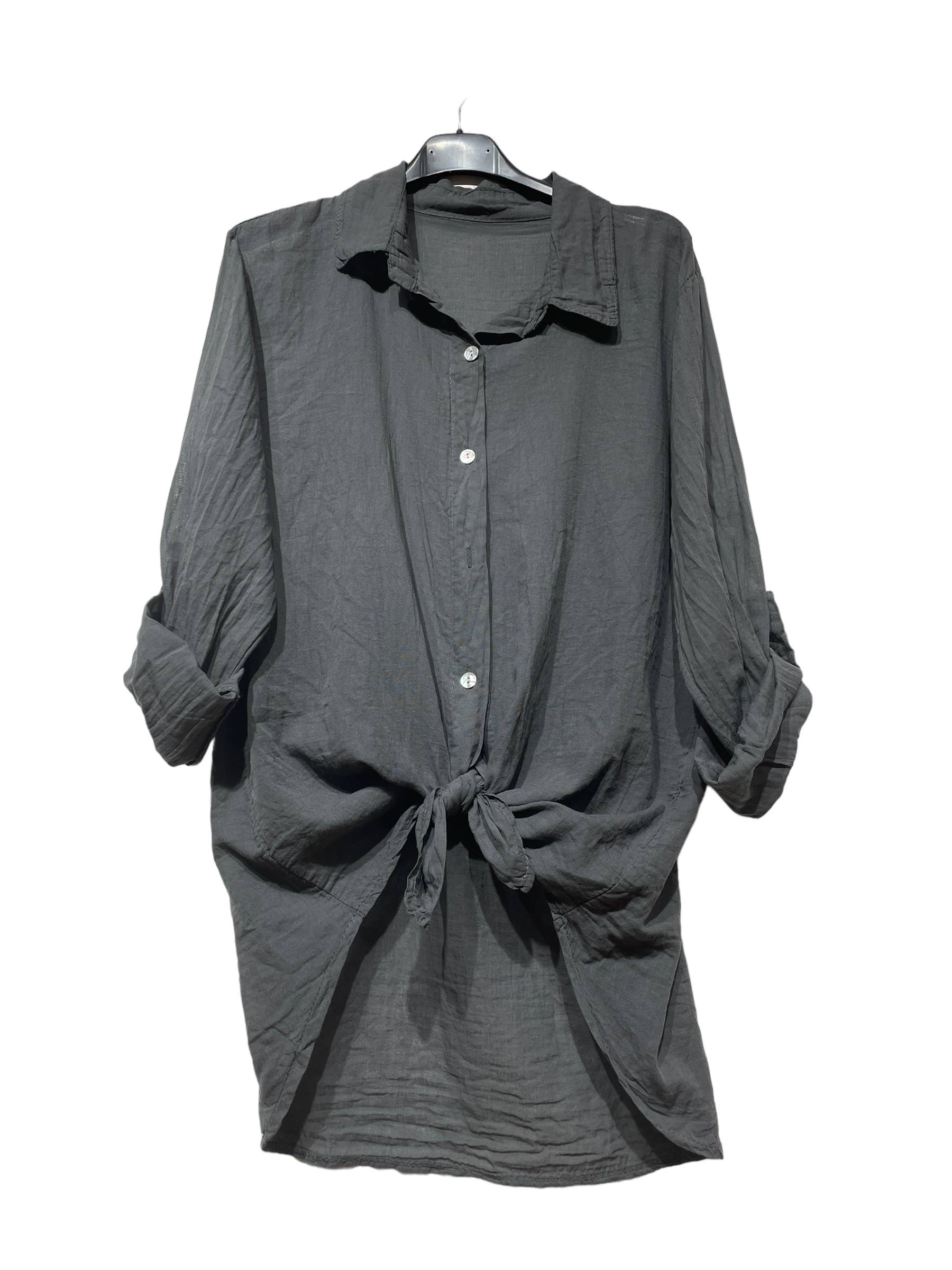 LINEN & COTTON HOUSE – wholesale Tröja med knappar – Dam – BUNDEN BOMULLSSKJORTA 42602 30