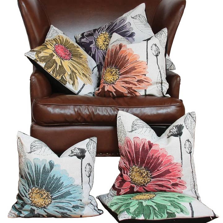 Almohada de flores de 45,7 x 45 cm. para venta al por mayor de Xia Home Fashions & Manor Luxe