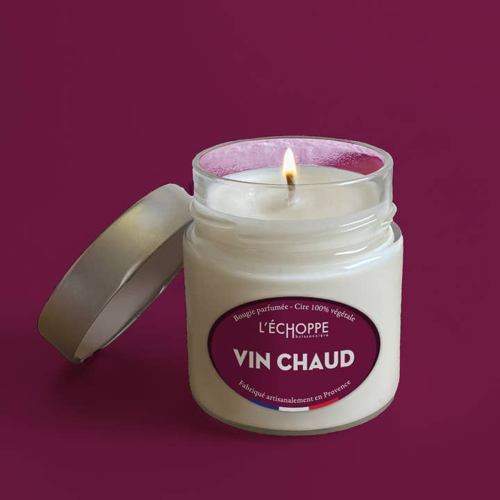 L'Échoppe Buissonnière - Wholesale Jar/Filled Candle - Mulled Wine - Scented Candle 180g2