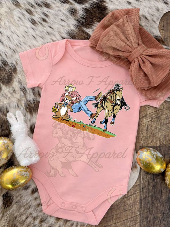 Bunny Bulldoggin (Spædbarn/Småbørn/Unge) (Lyserød) for engroshandel hos Arrow F Apparel