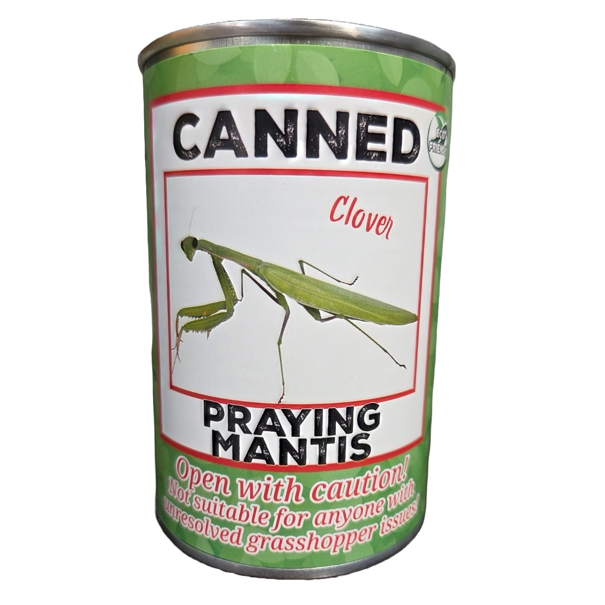Canned Gifts - Wholesale Gag Gift/Novelty Gift - Canned Praying Mantis - Bug Insect Plush Gift in Can w/Jokes5