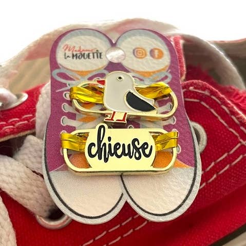 Bijoux lacets chieuse pour la vente par Madame la mouette