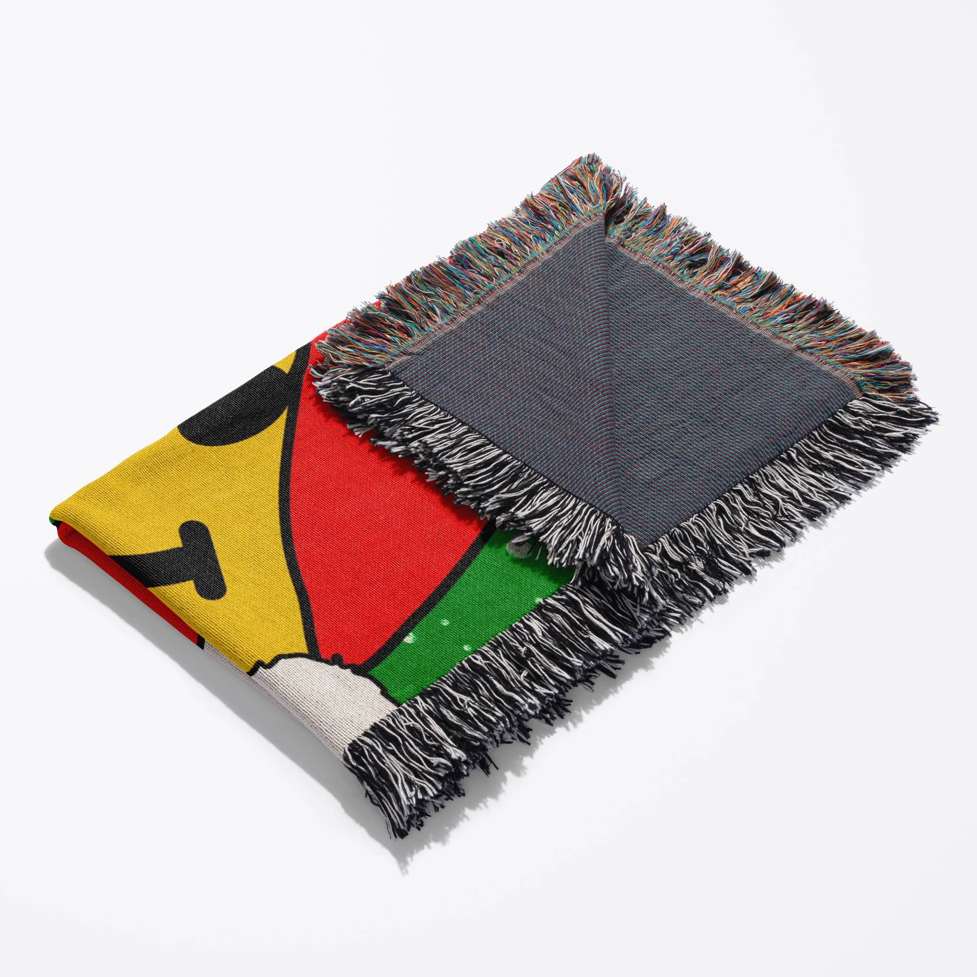 3dRose - Wholesale Throw Blanket - 3dRose, Christmas smiling face with red santa hat Happy smilie claus Green festive xmas merry jolly cartoon, Blanket3