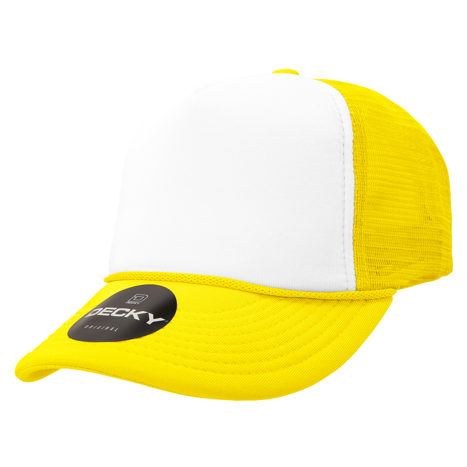 The Park Wholesale - Wholesale Trucker Hat - Unisex - Blank Trucker Foam Mesh 2-Tone Hats - Decky 210/602528