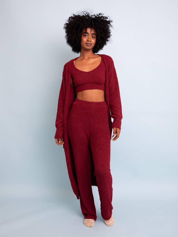 Leto Accessories - Wholesale Lounge Set - Women's - Comfy Boucle Knitwear Set for Her - Relaxation Redefined 😌15