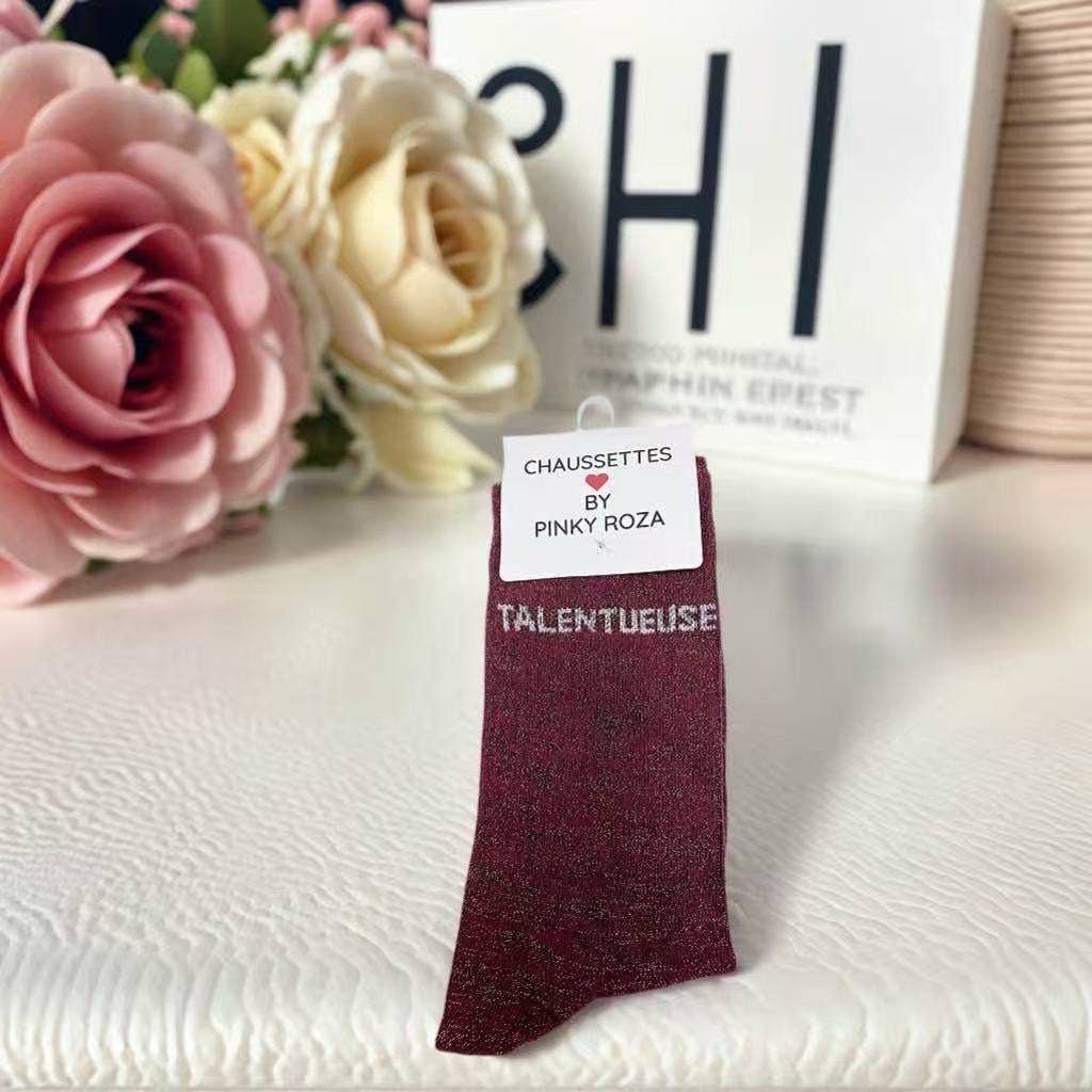 Anais - Wholesale Socks - Women's - high glitter sock44