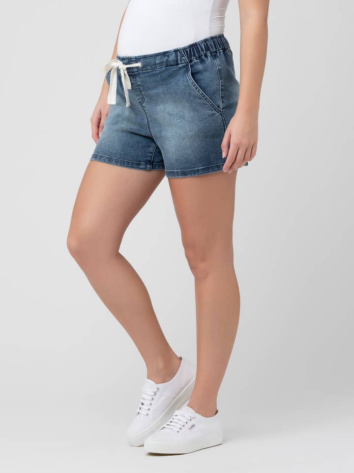 Bailey Denim Short for wholesale by Ripe Maternity