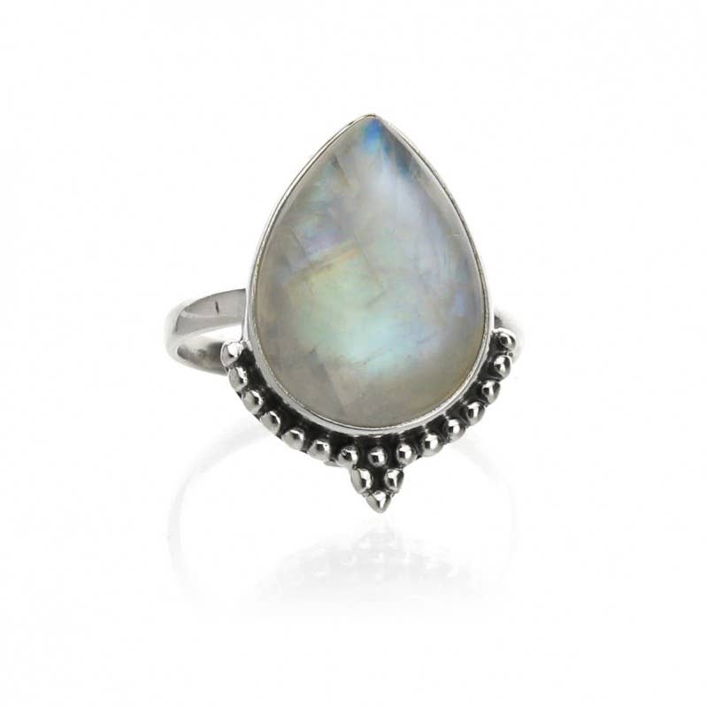 UniArt - Wholesale Cocktail/Statement Ring - Deví Ring, 925 Silver and Semiprecious Stones3