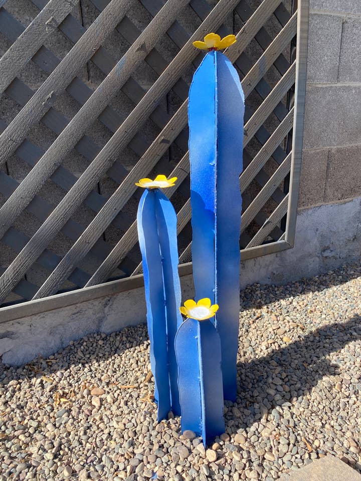 Ghost Cactus - Metal Cactus for wholesale by US Metal Plants