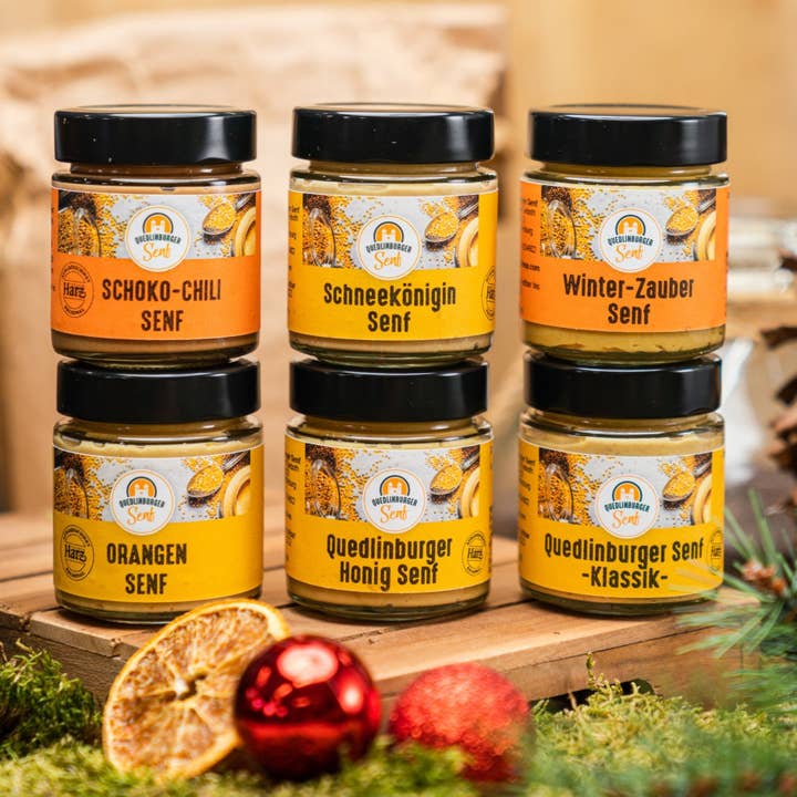 Julesennepspecialitetsgave for engroshandel hos Quedlinburger Senf