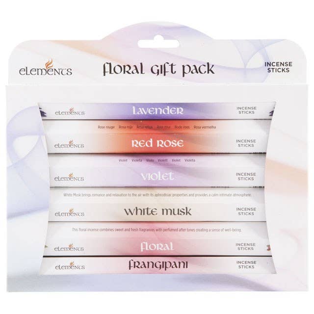 Elements Floral Fragrances Incense Stick Gift Pack for wholesale by Something Different Wholesale