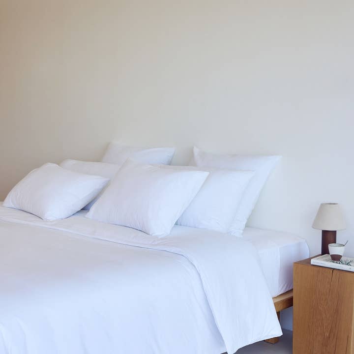 Torres Novas - Wholesale Duvet Cover - Roupa de Cama de Algodão Lavado Branco Tavira7