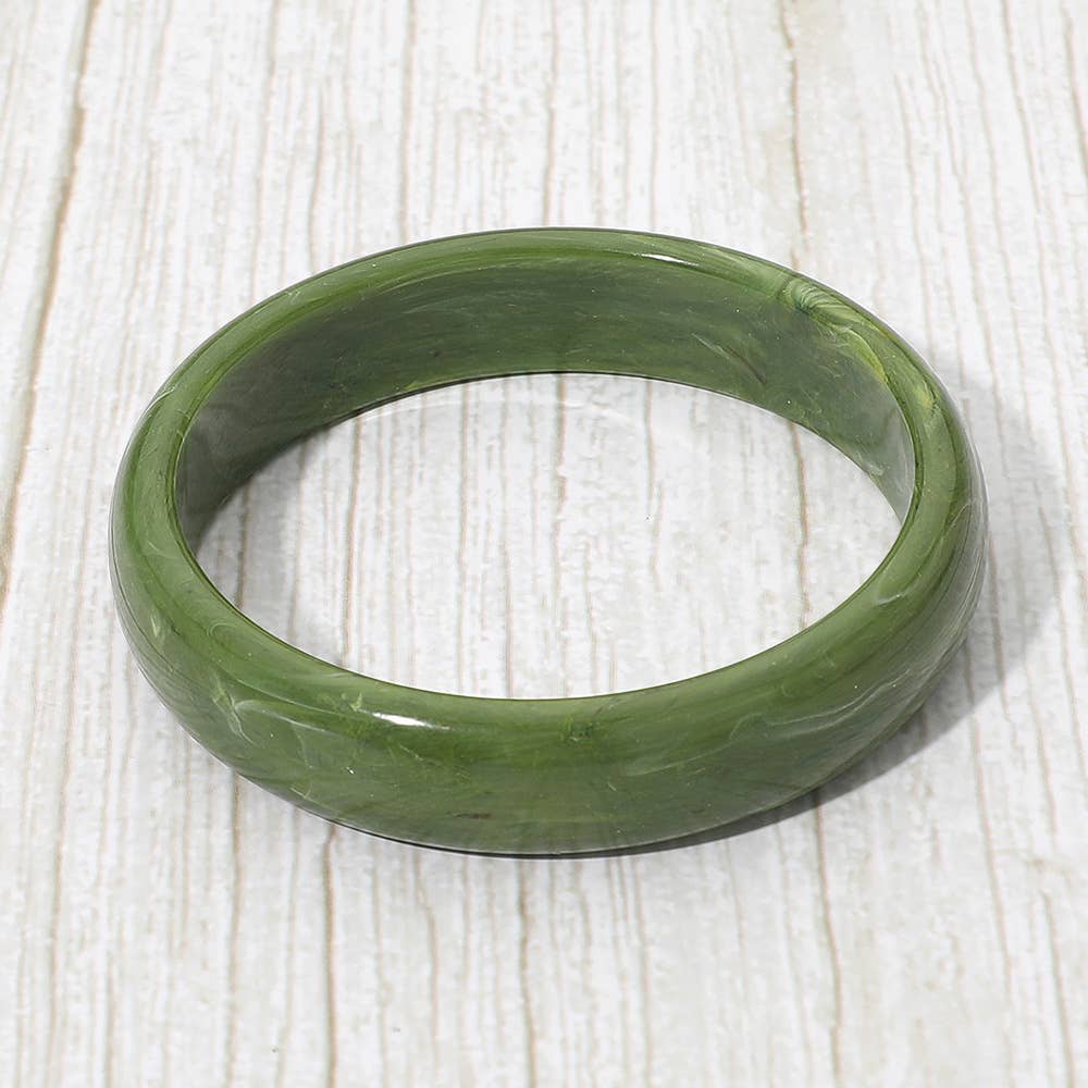 Sensibling Corp. – Engroshandel Armbånd – Chunky marmoreret resin rund armbåndsarmbånd4