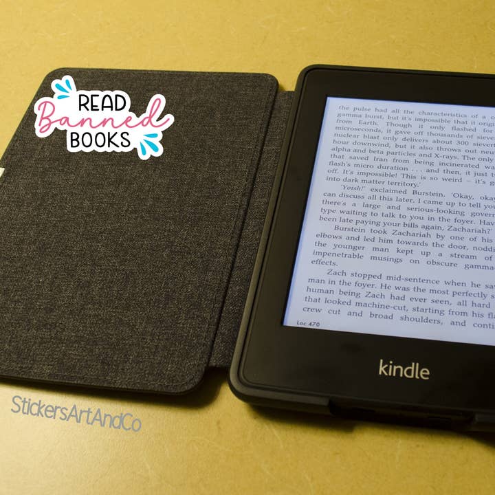 Stickers Art & Co - Wholesale Sticker - Read Banned Books Bookish Stickers / Book Club Waterproof2