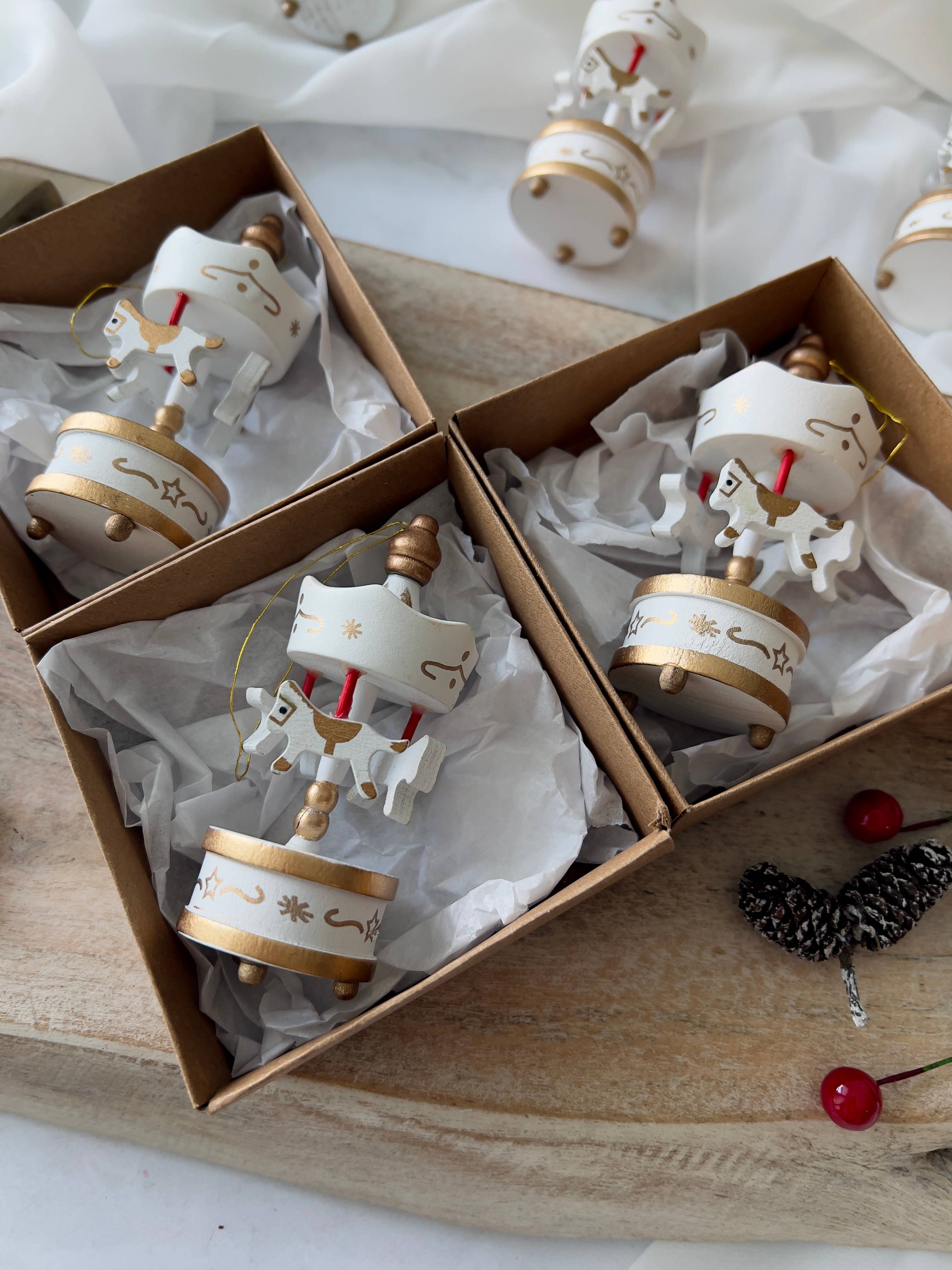 Uniq Favors – wholesale Ornament – Carousel Ornament, Christmas Tree Ornament, New Year Gifts9