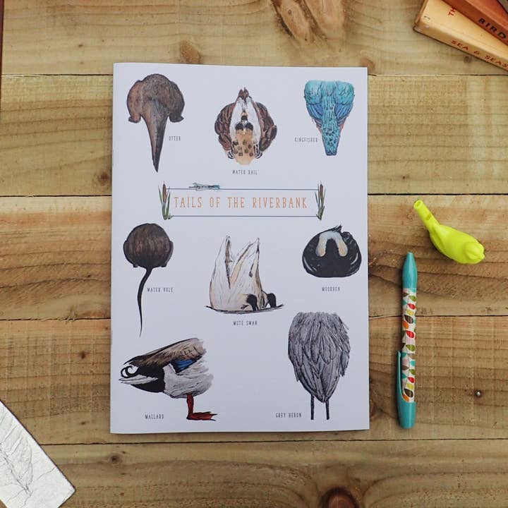 Tails of the Riverbank Illustrated Lined Notebook - Multiple Sizes for wholesale by Little Plover