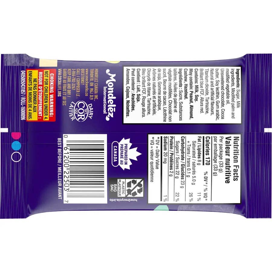 Echo Sales America – wholesale Chokladkaka – Cadbury Kanada Mini Eggs - 33,0 g x24 stycken5