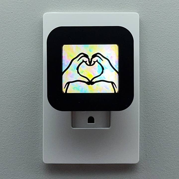 Heart Hands Night Light for wholesale by Swaplights Night Lights