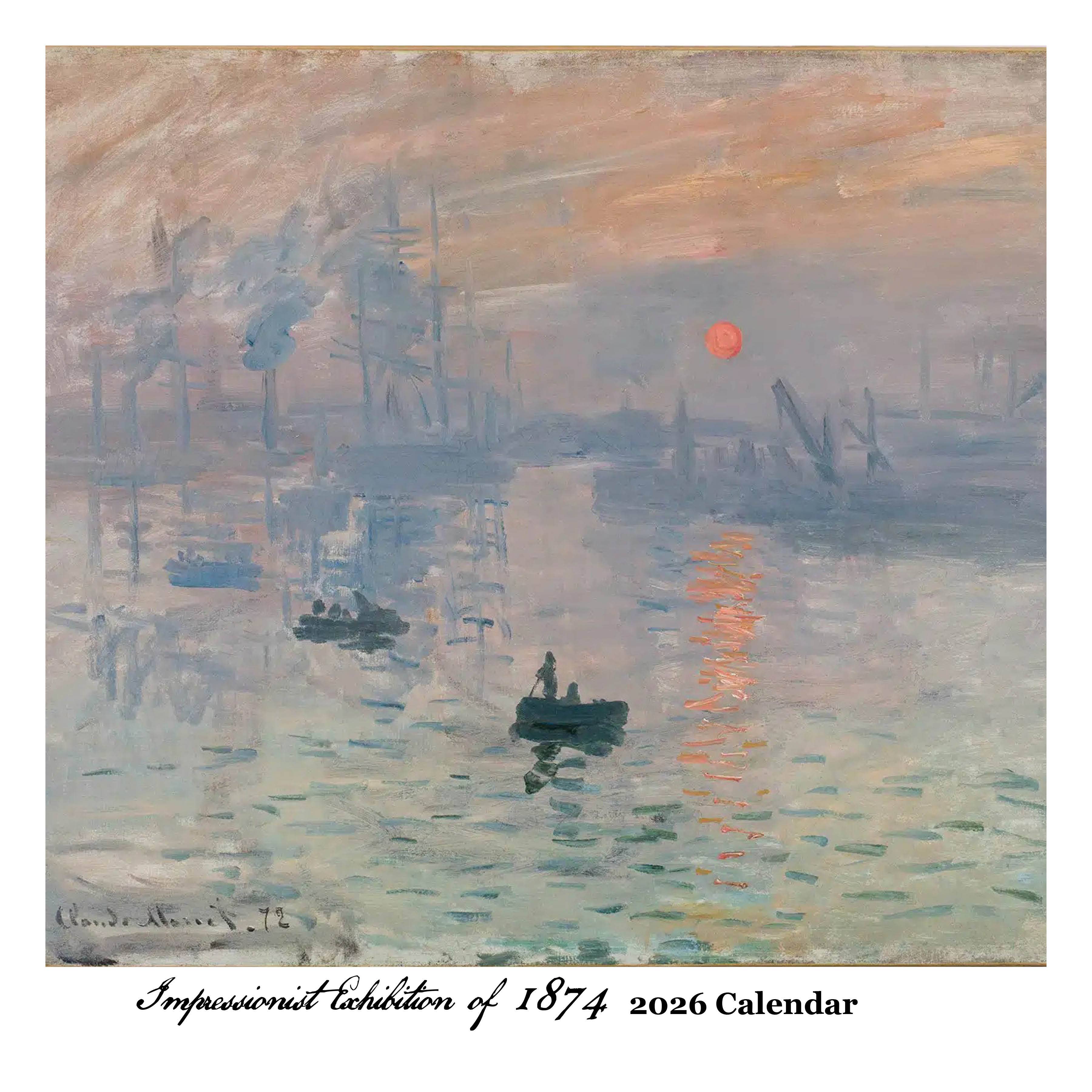 The Retrospect Group Collection – wholesale Kalender – Impressionistutställningen 1874 Väggkalender 20260