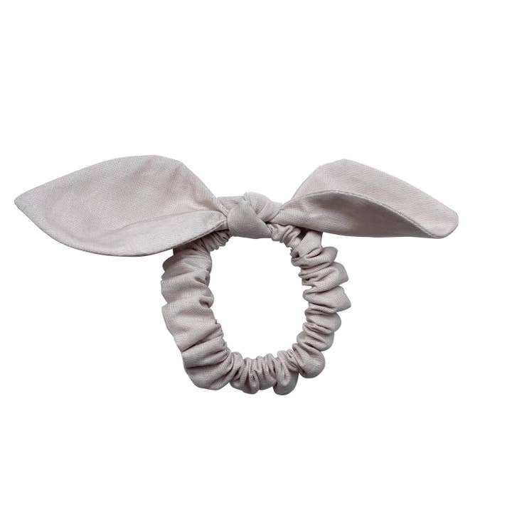 kids scrunchie beige for wholesale by La Fillette Accessories