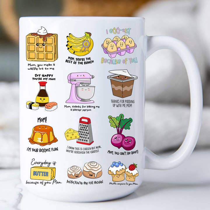 Avery Lane Gifts - Wholesale Coffee Mug - Mother's Day Puns Funny Quotes Coffee Mug