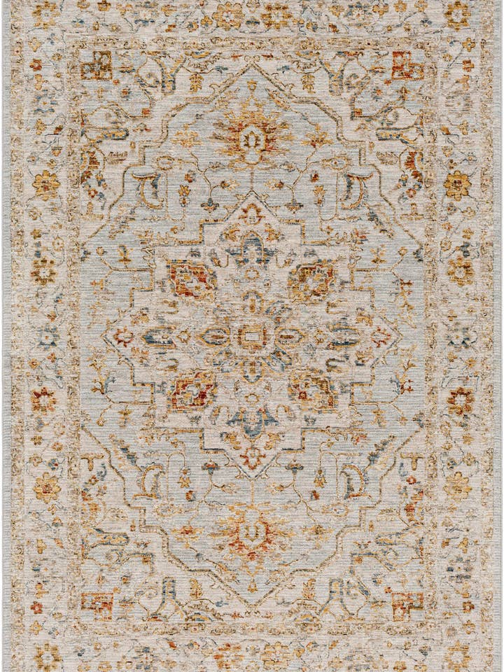 Huguley Bloemen Crème Luxe Tapijt voor wholesale door Eastern Woven