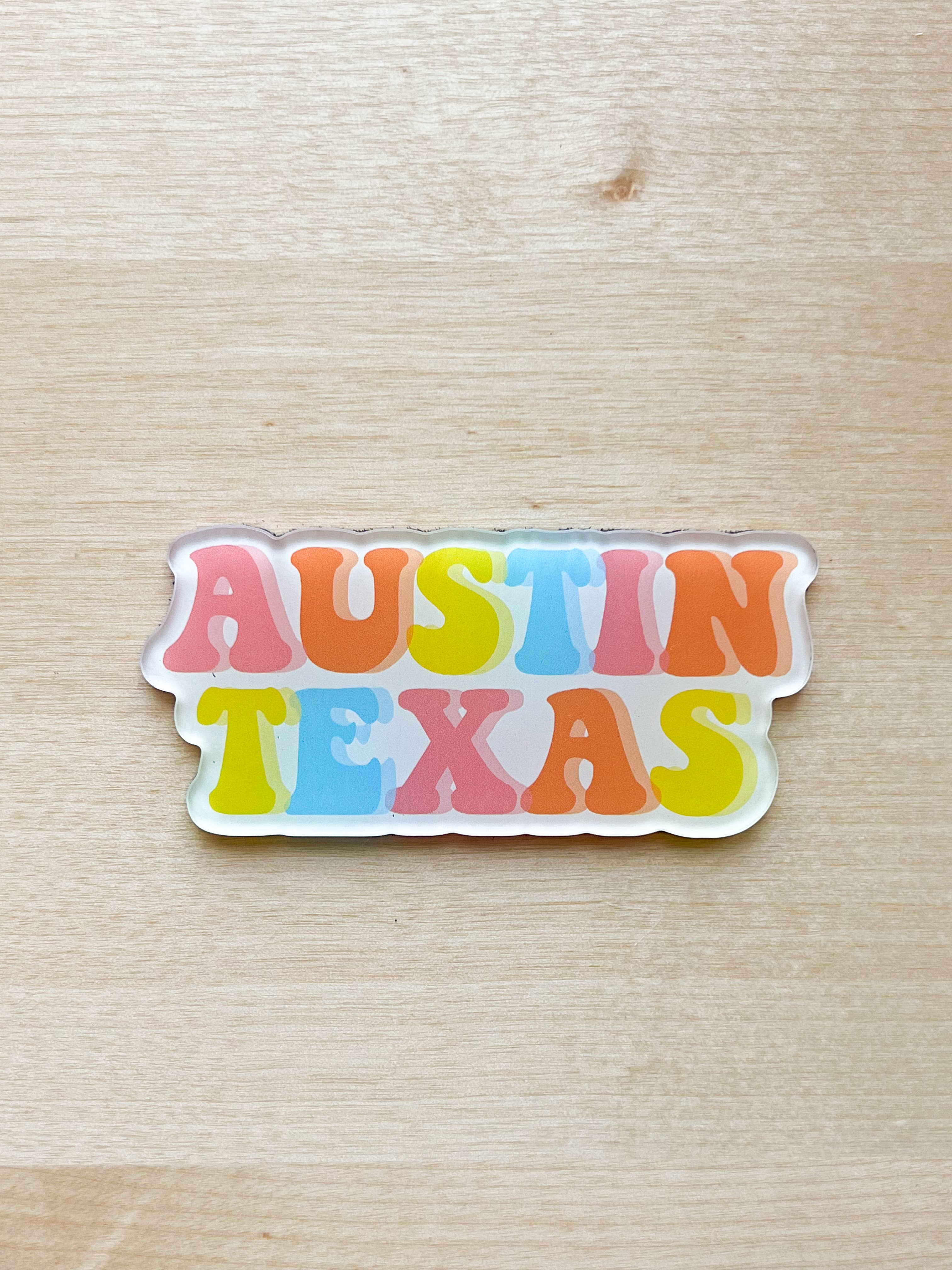 The Sticker Box | Texas Inspired Stickers & Magnets – Íman por atacado – Íman de Acrílico de Austin, Texas – Favorito da Loja de Souvenirs & Presentes6