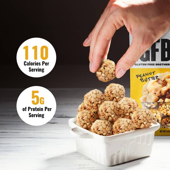 The GFB - Wholesale Snack bar - The GFB: Peanut Butter Gluten Free Protein Bites4