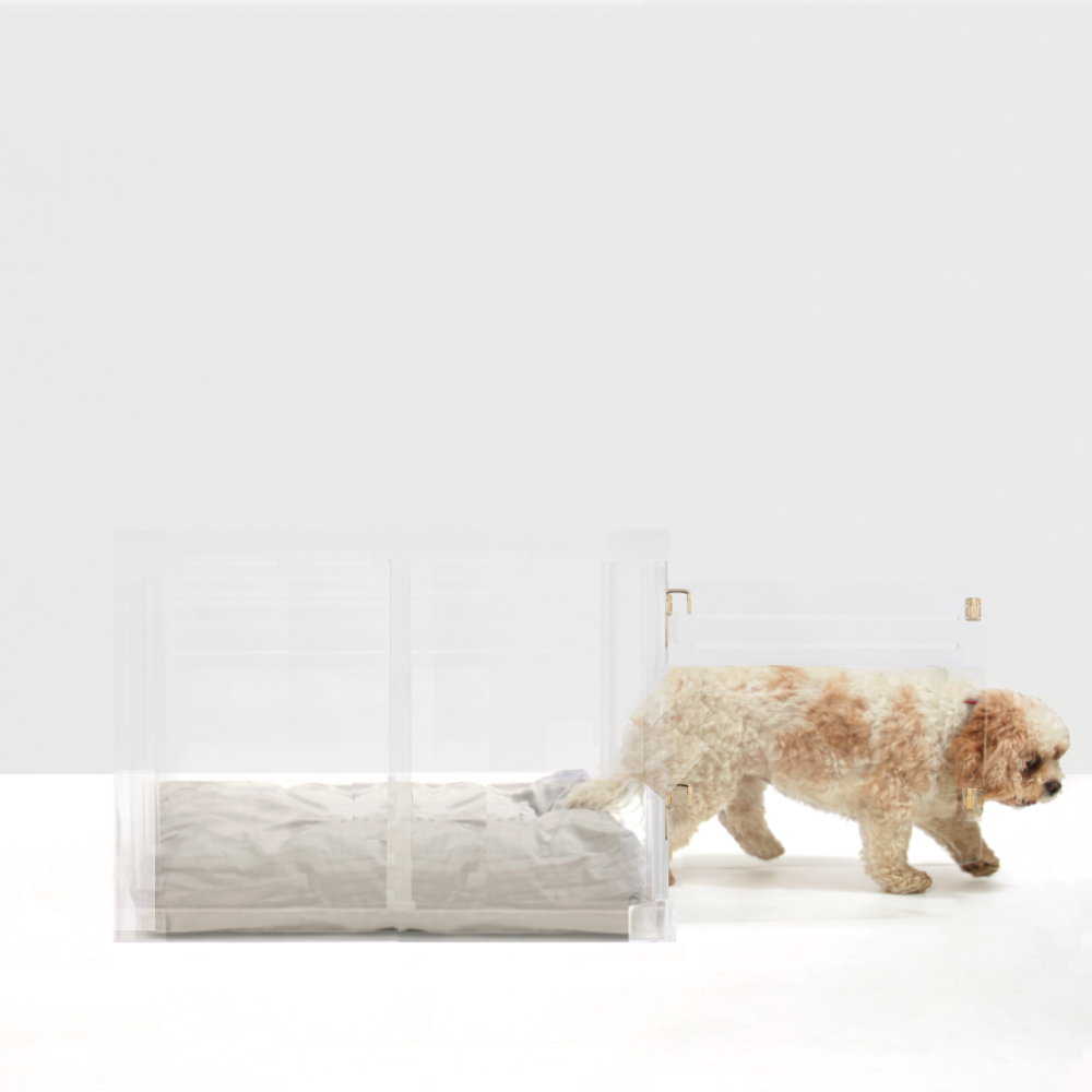 Hiddin - Wholesale Pet Carrier - Dog - Small Crate (Gold Latch)16