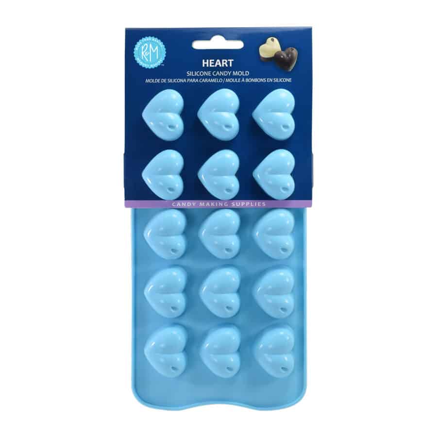 R&M International - Vente Moule pour chocolat - moule à bonbons en silicone en forme de cœur0