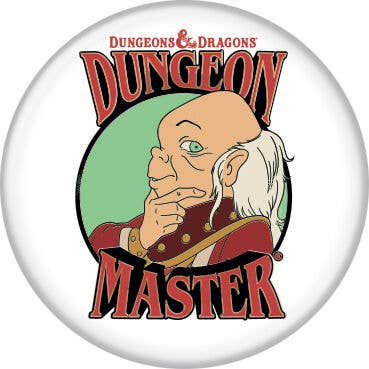 Ata-Boy - Wholesale Lapel Pin/Button - Dungeons & Dragons Dungeon Master Buttons 1.25" Round