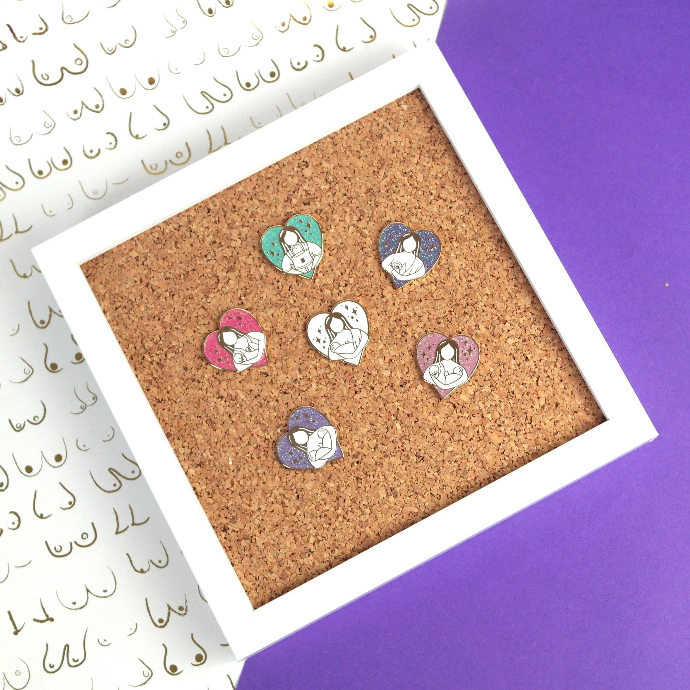 T & Belle - Wholesale Picture Frame - Grey Enamel Pin Display Frame - 2 sizes5