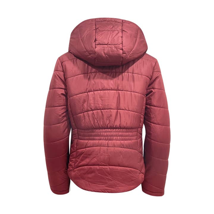 Therapy - Wholesale Puffer Jacket - Women's - "Therapy" Ladies Shirt Tail Fitted Padded Jacket12