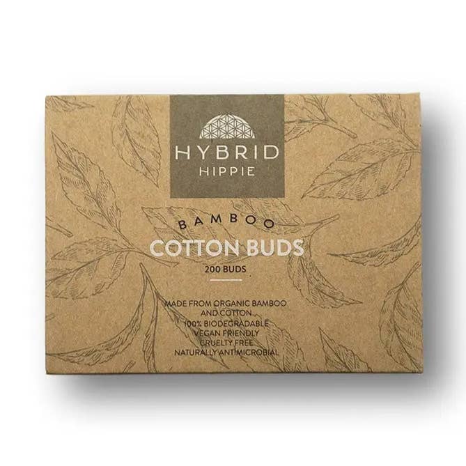 Hisopos de algodón de bambú para venta al por mayor de Hybrid Hippie