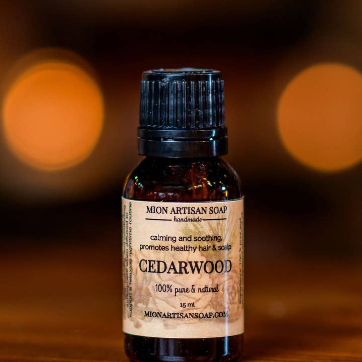 Cedarwood Essential Oil | Grounding, Relaxation for wholesale by MION Artisan Soap