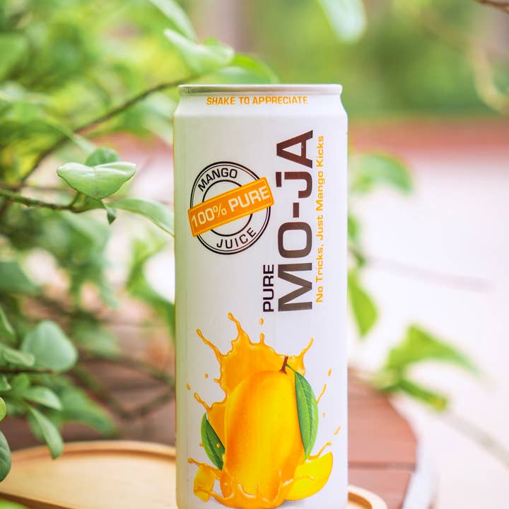 Pure Mo-Ja – wholesale Fruit juice – 100% Pure Mango Juice 320ml (Pack of 12)6