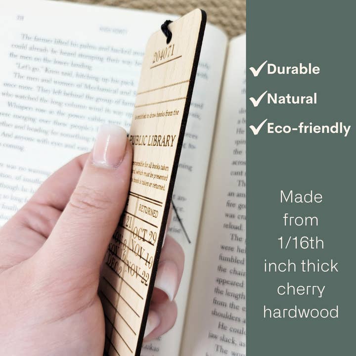 Bumble and Birch - Stationery and Gifts – Engroshandel Bogmærke – Til bi fortsat træbogmærke - boggaver