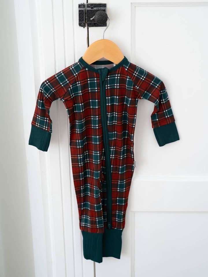 Boosh Baby - Wholesale Sleepsuit - Baby - Tartan Plaid | Zippy4