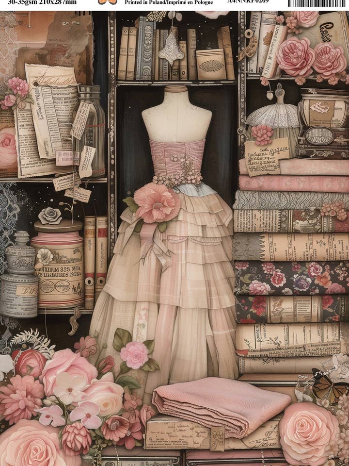 Sonderbestellung - Ninnys Decoupage-Reispapier - Näherin IV für den Großhandel von Ninnys Napkins