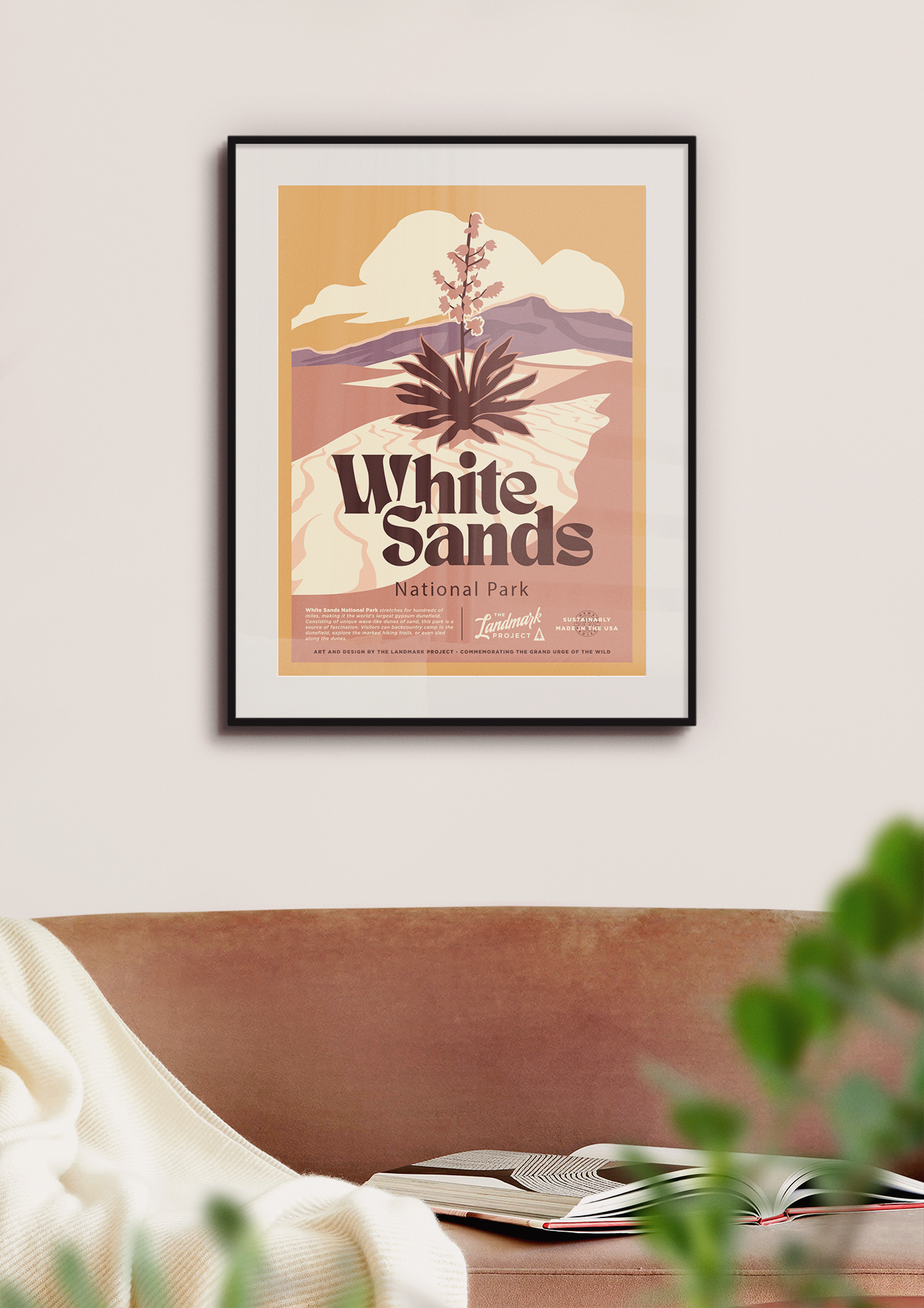 The Landmark Project - Wholesale Poster - White Sands National Park - 12x16 Poster1