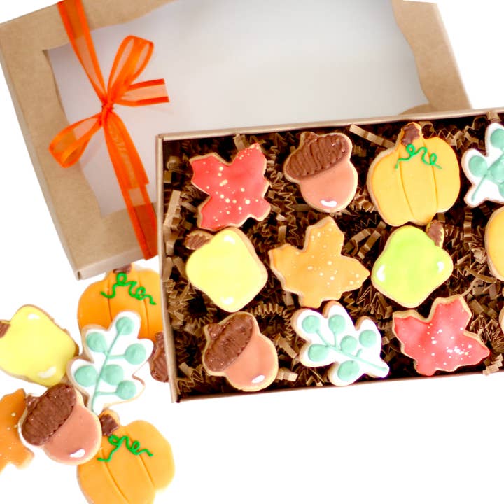 Sweet Sanctions LLC - Wholesale Cookie - Mini Fall Cookie Gift Box Set