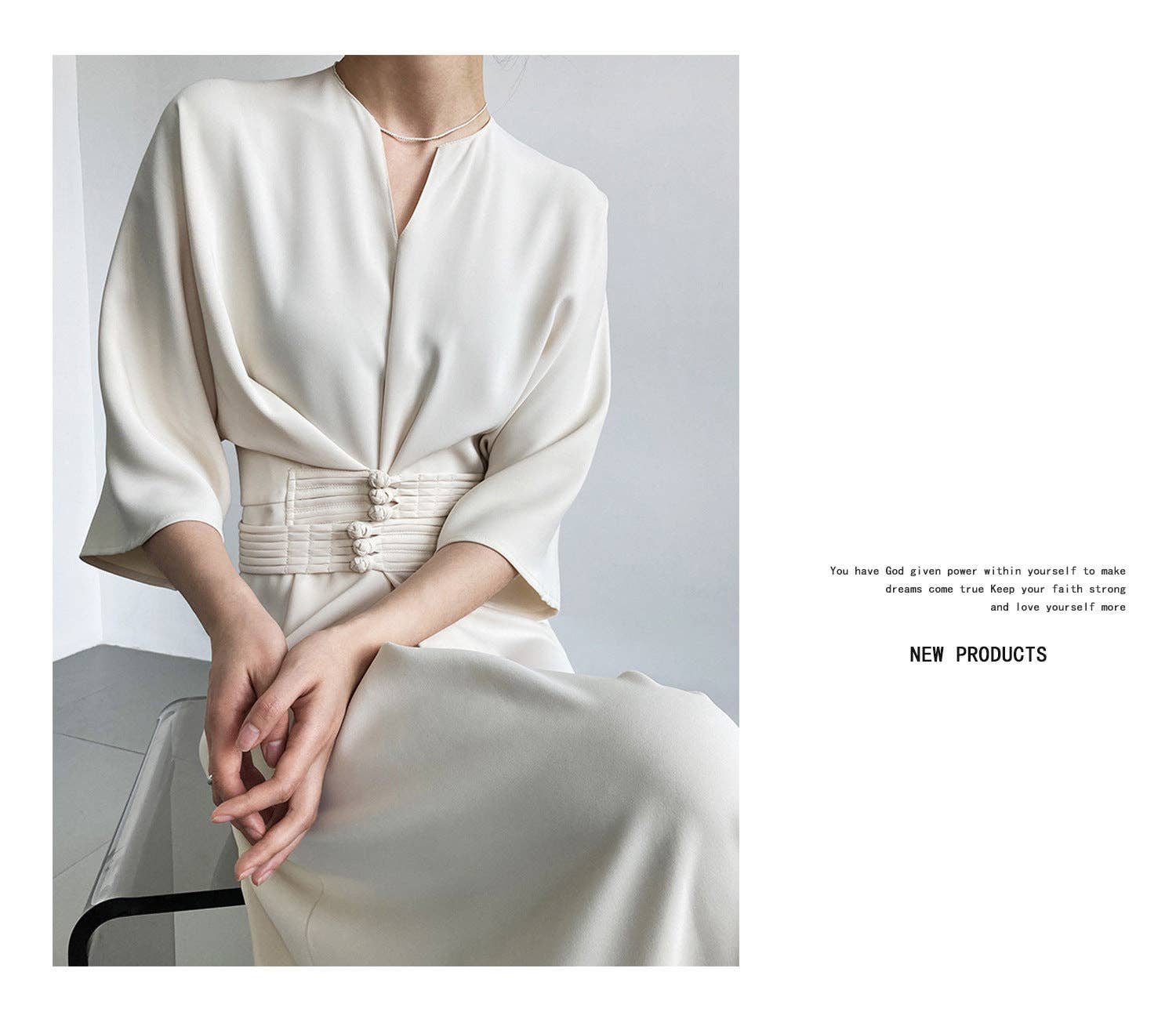 Marayn - Vente Robe – femme - 2025 NOUVELLE Robe Noeud Élégante Moderne Chic Touche Chinoise51